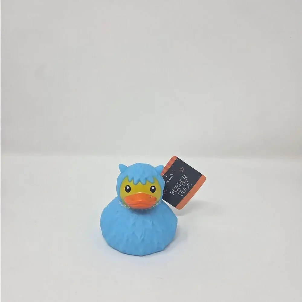 Blue Monster Halloween Rubber Duck
